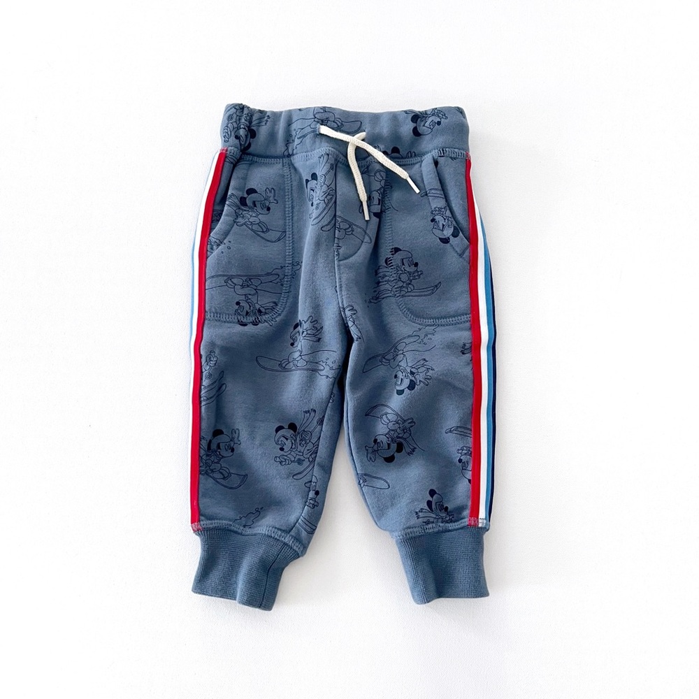babyGap X Disney Mickey Mouse Pull-On Jogger Sweatpants 12-18M